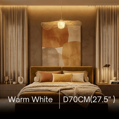 Bamburo Modern Pendant Light - Rattan