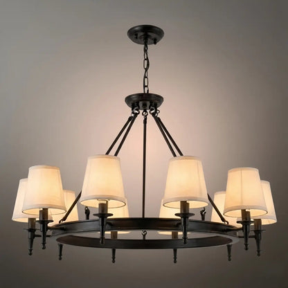 Nebula Vintage Black Chandelier