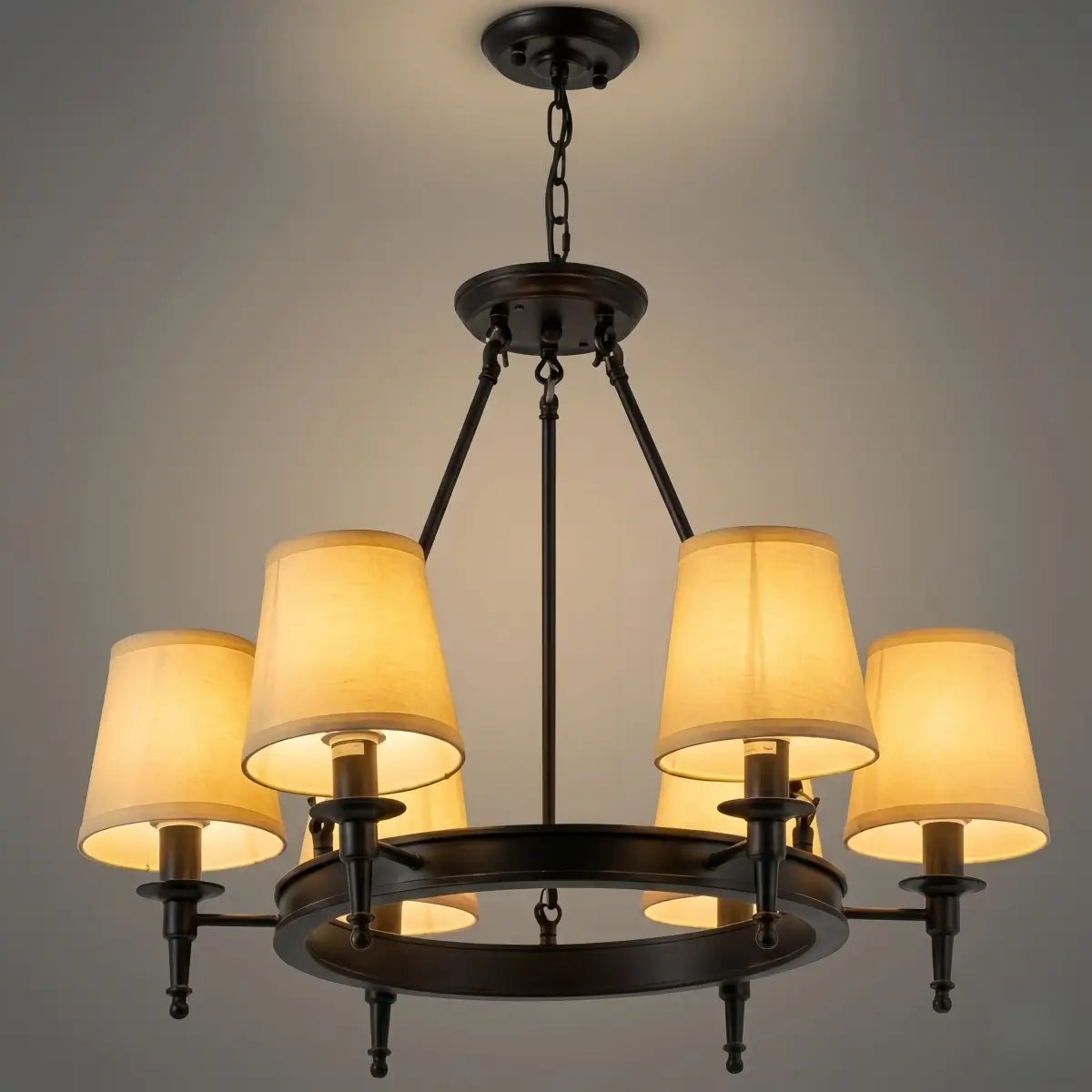 Nebula Vintage Black Chandelier