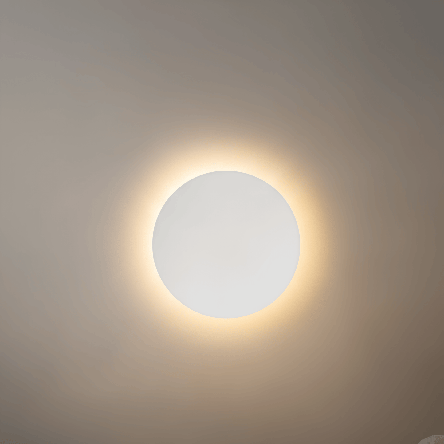 Solara Minimalist LED Outdoor Wall Lamp – Black/White Round/Square Porch Sensor Light