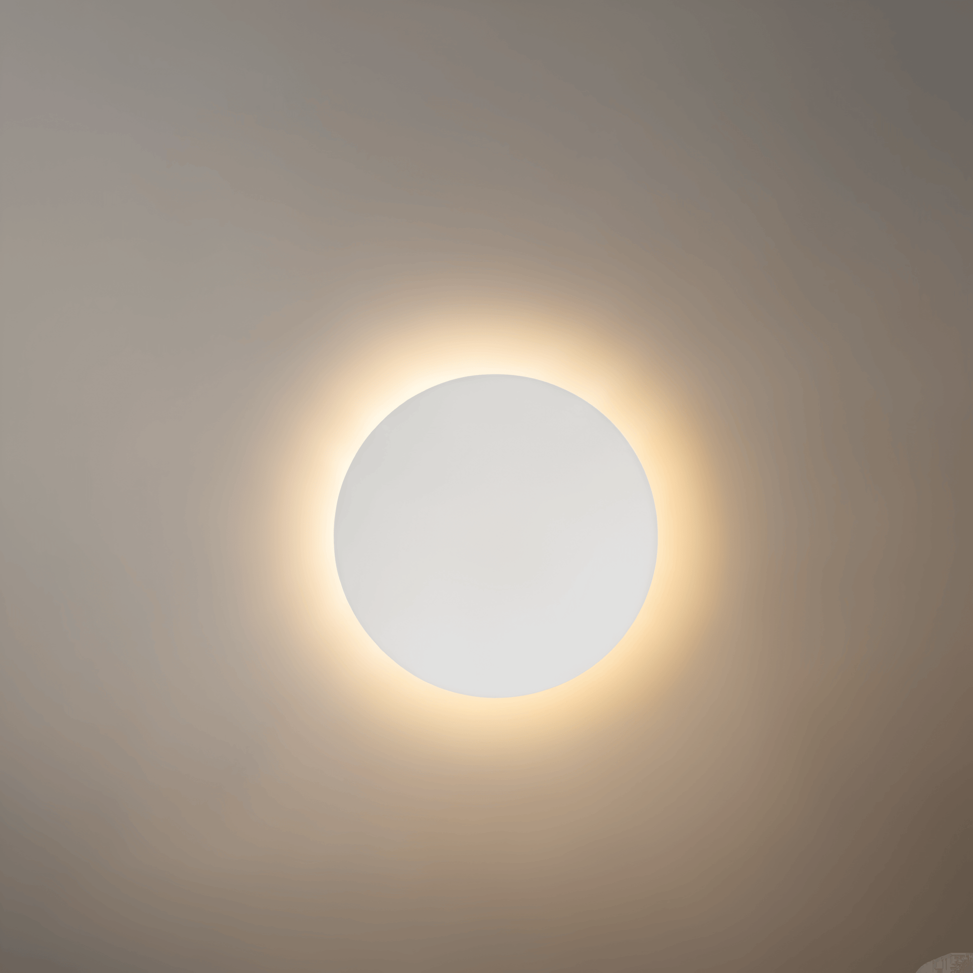 Solara Minimalist LED Outdoor Wall Lamp – Black/White Round/Square Porch Sensor Light