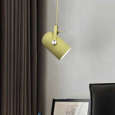 Morandia Modern Pendant Light – Angle-Adjustable Metal Fixture for Bedroom