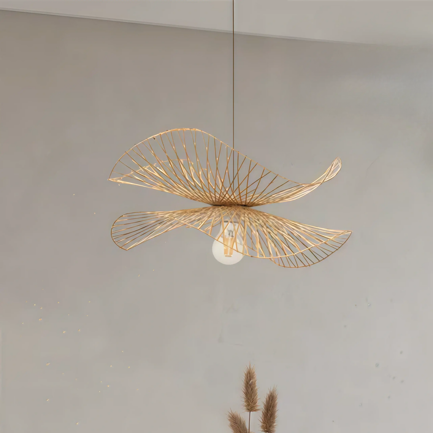 Bamburo Natural Rattan Pendant Light