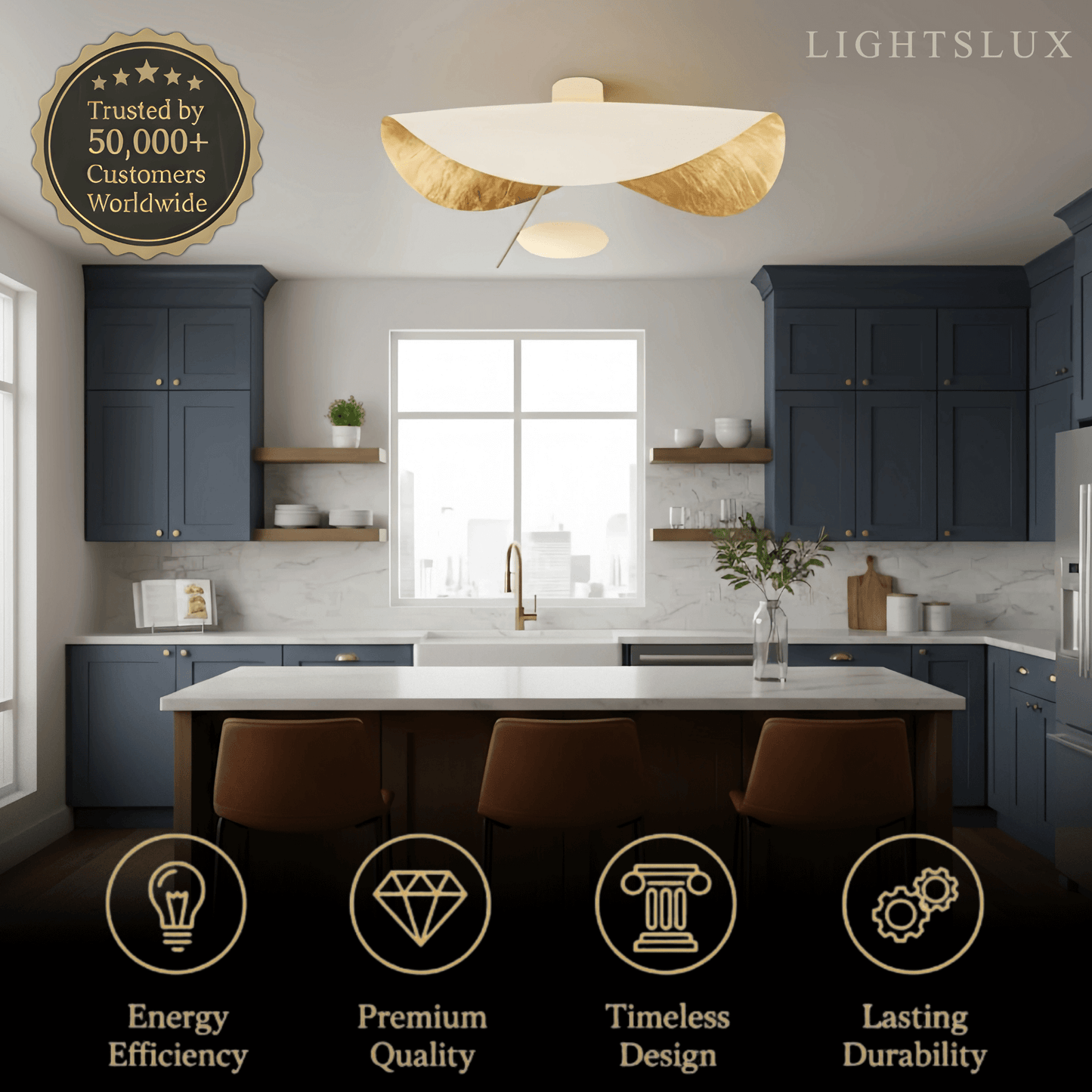 Irondale Modern Ceiling Light