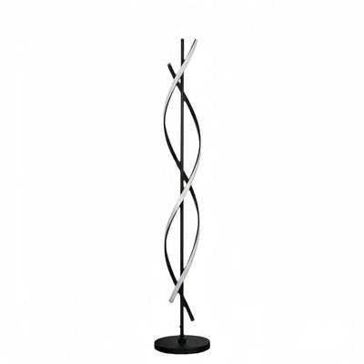  Arcato Modern Black & White Floor Lamp