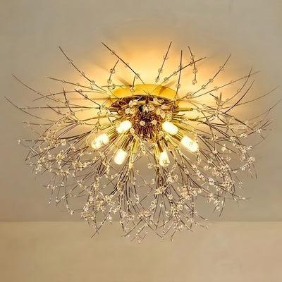 Metal_Ceiling_Light_Gold_Dandelion_Shape_for_Living_Room