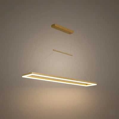 Excelis Luxury Rectangular Pendant Light 