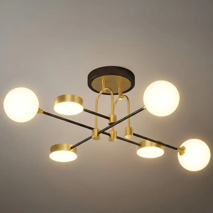Nebula Modern Gold Chandelier