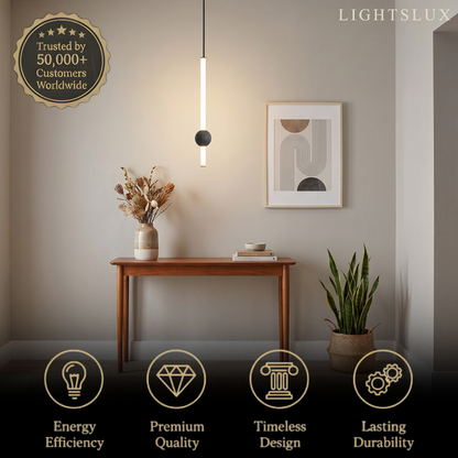 Arcato Modern Linear Globe Pendant Light
