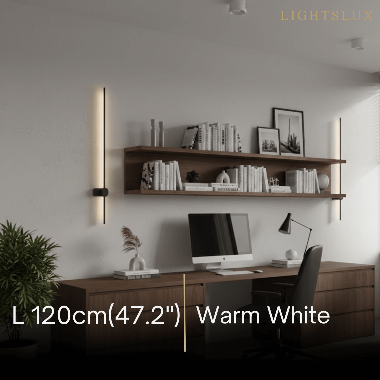 Arcato Minimalist LED Wall Lamp- Linear Light for Bedroom