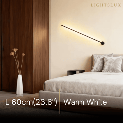 Arcato Minimalist LED Wall Lamp- Linear Light for Bedroom