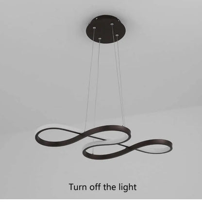 Velora Modern Cross Pendant Light – White /Black or Gold Metal/Acrylic for Dining Room