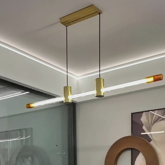 Arcato Modern Metal & Acrylic Pendant Light 