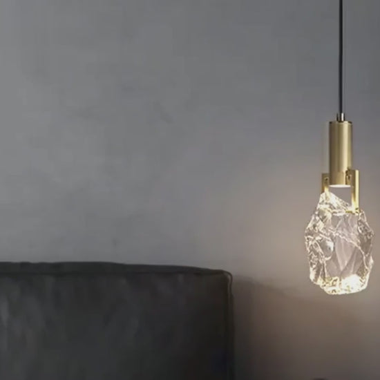 Excelis Modern Brass Pendant Light 