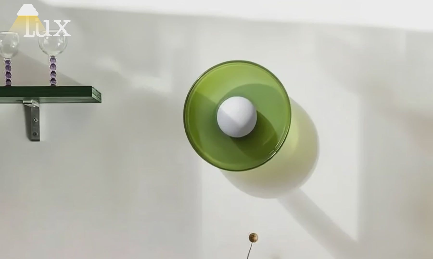 Morandia Modern Round Ceiling Light – Metal Glass for Living Room
