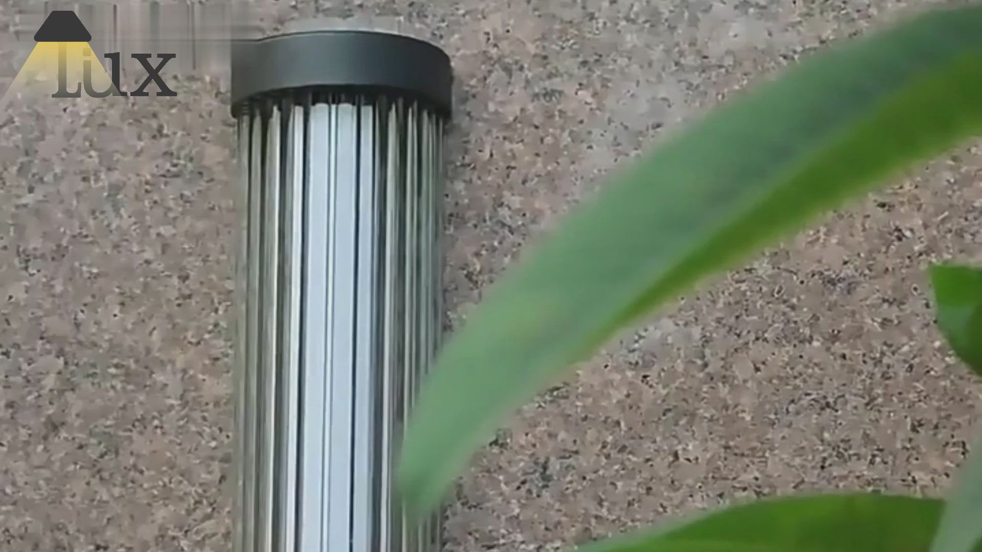Irondale Modern Black LED Outdoor Wall Sconce – Waterproof Light for Garden/Courtyard