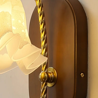 Lunara Mid-Century Glass Wall Lamp -- Glass for Bedroom Living Room